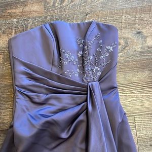 Bridesmaids dress. Purple size 6.